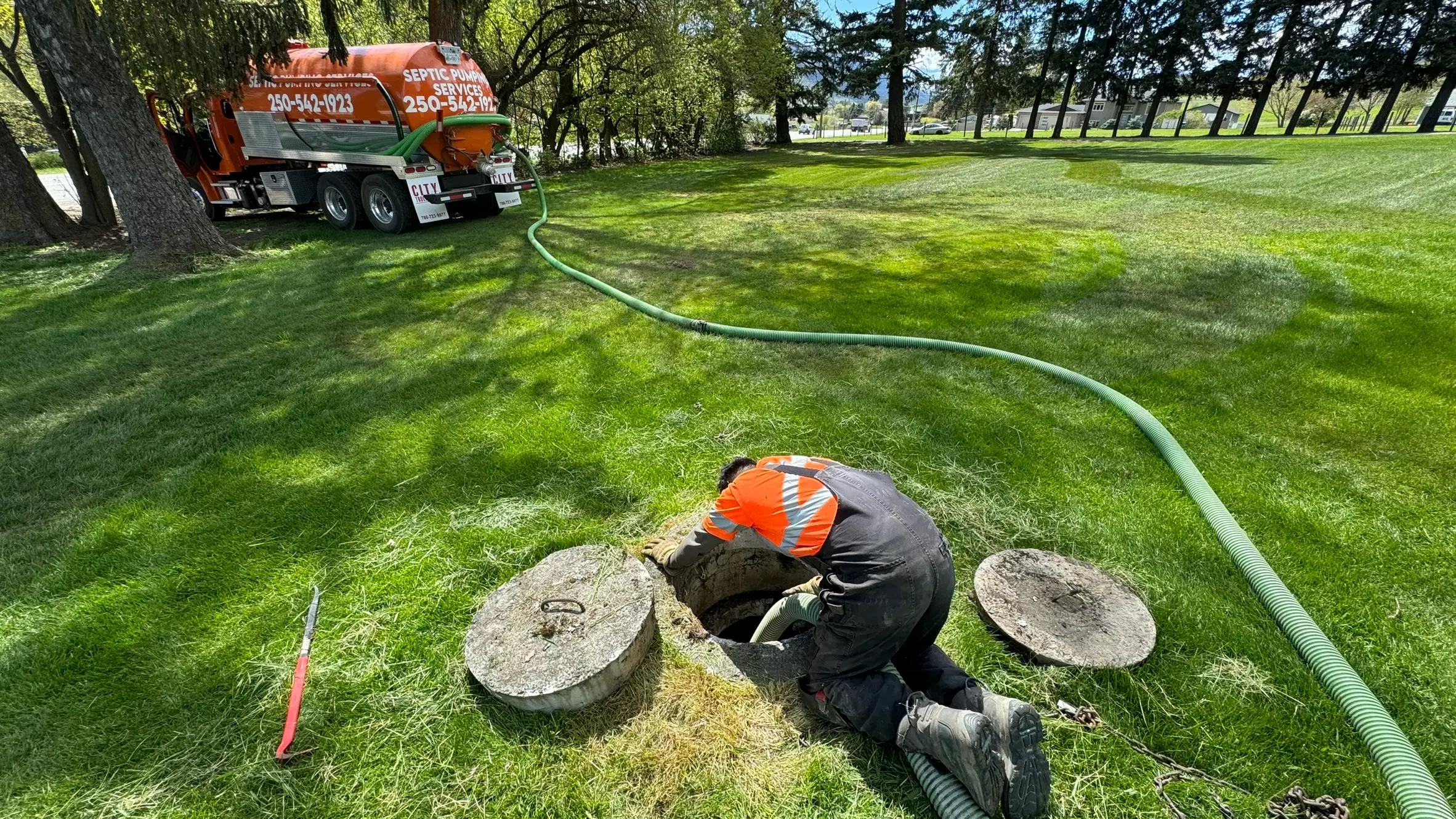 Septic Tank Pumping in Vernon